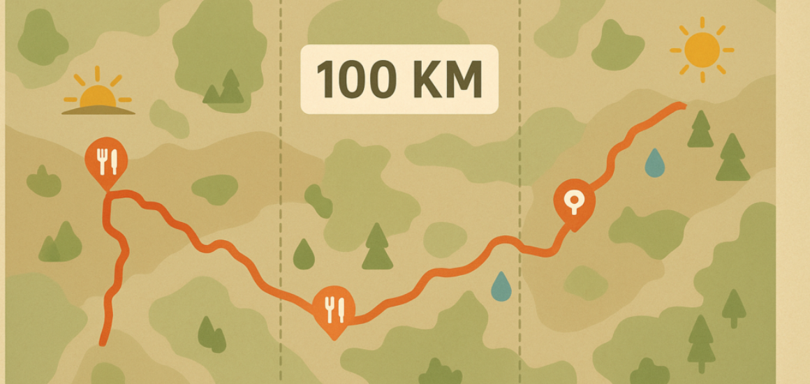 pierwsze 100 km na gravelu