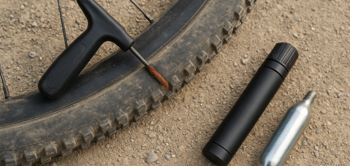 naprawa tubeless na trasie