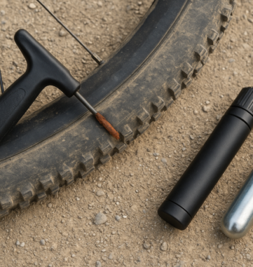 naprawa tubeless na trasie